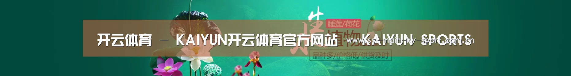 鲜花水草花卉网站模板