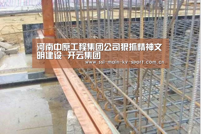 河南中原工程集团公司狠抓精神文明建设-开云集团(图2) 开云